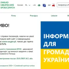 ZUS informuje o świadczeniach i wsparciu dla obywateli Ukrainy, w tym o możliwościach związanych z emeryturą.