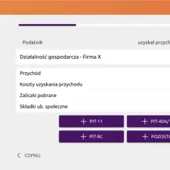 Podatnik wykazał przychód 100 000 zł, koszty uzyskania przychodu 20 000 zł, zaliczki pobrane 9 803 zł i składki społeczne 2 997,16 zł.