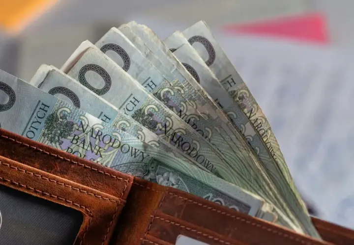 Portfel z polskimi banknotami. Czy to wystarczy, by pokryć koszty, gdy zastanawiasz się, ile wynosi świadczenie pielęgnacyjne?