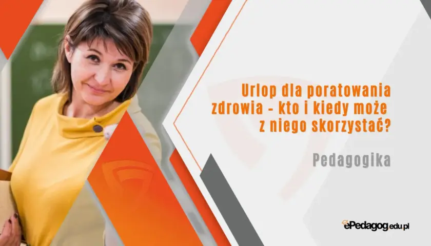 Nauczycielka z uśmiechem trzyma książkę. Temat: urlop zdrowotny dla kogo? Dowiedz się, kto i kiedy może z niego skorzystać.