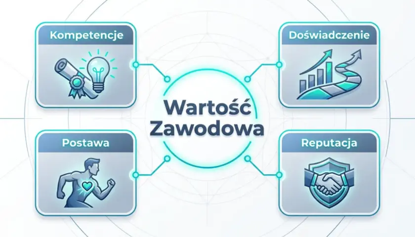 Wartość zawodowa budowana jest na kompetencjach, doświadczeniu, postawie i reputacji. Rozwijaj swoje umiejętności!